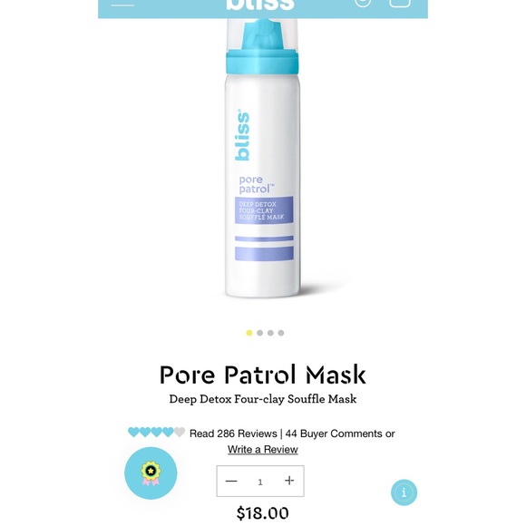 💄3/$25💄Pore Patrol Deep Detox Clay Soufflé Mask - Picture 6 of 6